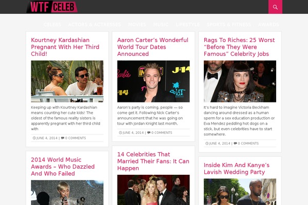 wtfceleb.com site used Beanomag