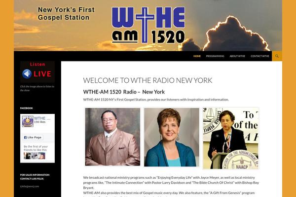 Twenty Fourteen theme site design template sample