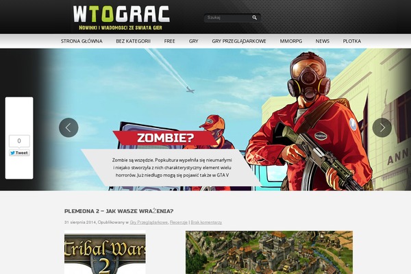wtograc.pl site used Gameplay
