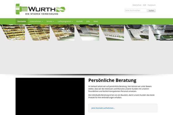 wurth-gmbh.de site used Wurth