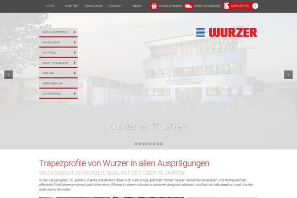 wurzer-profile.de site used Wurzer-fp