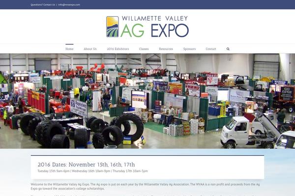 WordPress website example screenshot