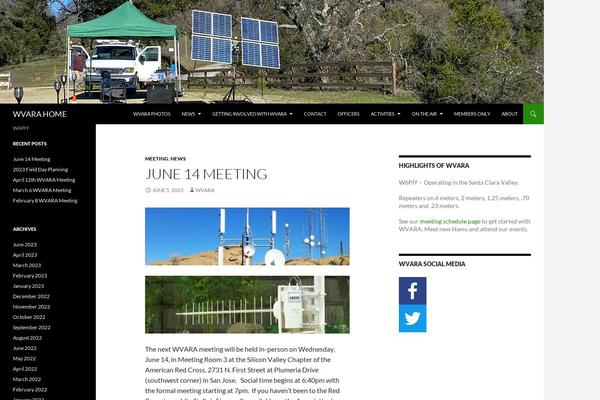 WordPress website example screenshot