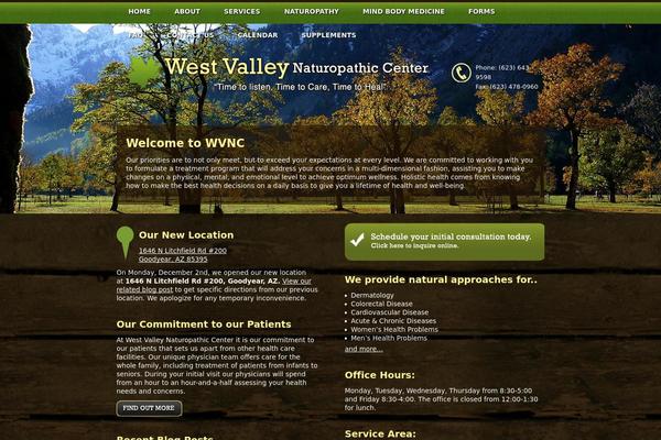 WordPress website example screenshot