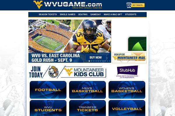 wvugame.com site used Osutickets