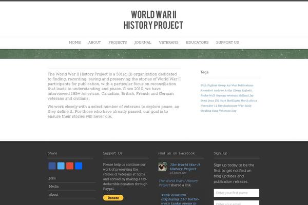 ww2historyproject.org site used Anthology_v1.4