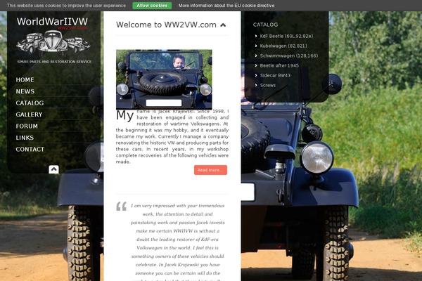 ww2vw.com site used Rso-theme