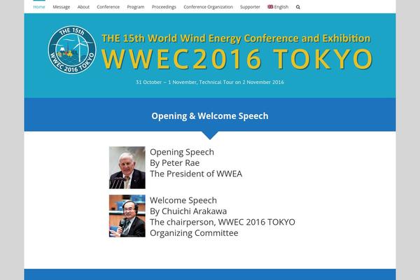 wwec2016tokyo.com site used Wwec2016tokyo