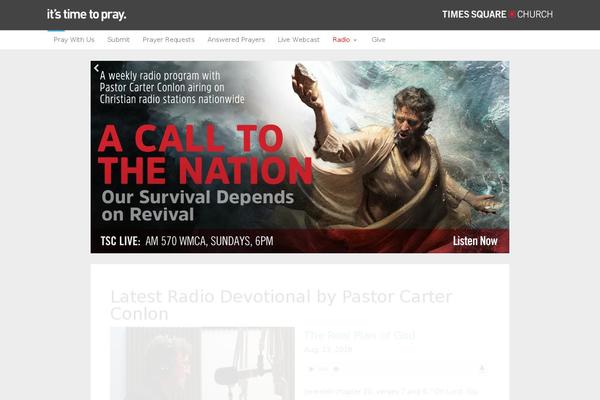 wwpray.org site used Bliss