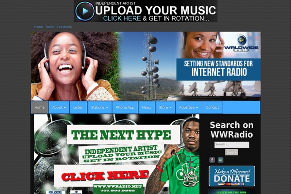 WordPress website example screenshot