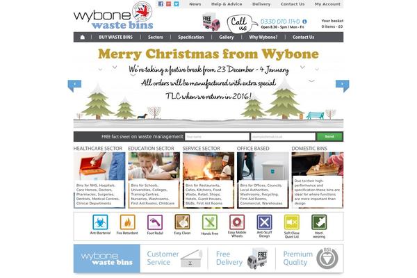 wybonewastebins.com site used Wybone
