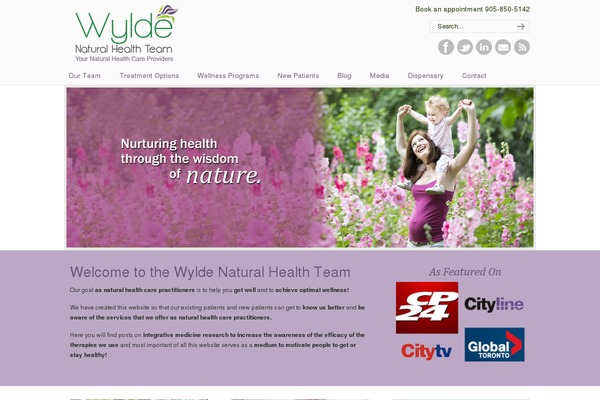 WordPress website example screenshot