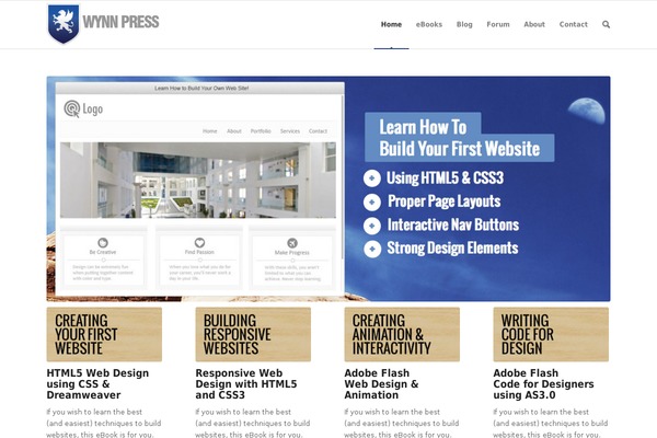 Enfold theme site design template sample