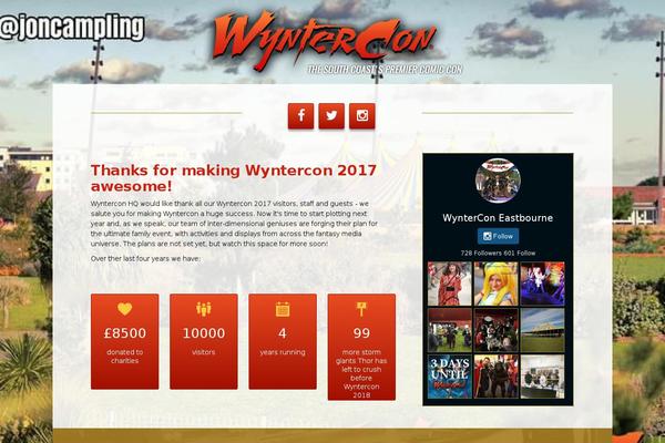 wyntercon.com site used Wyntercon