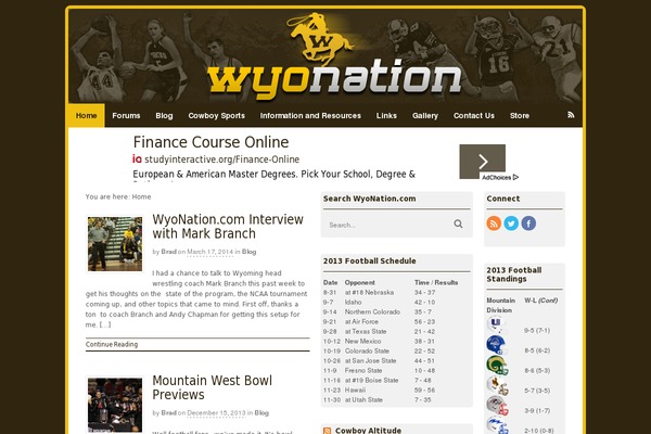 wyonation.com site used Wyo-divi