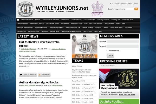 wyrleyjuniors.net site used Version3