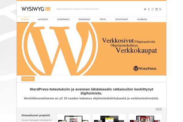 wysiwyg.fi site used Wysiwyg