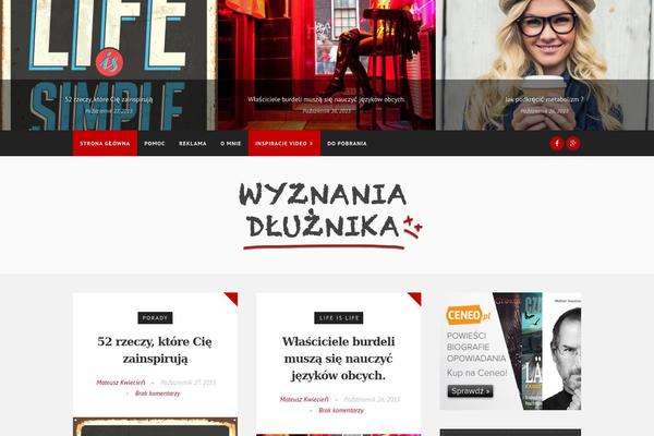 wyznaniadluznika.pl site used Impose