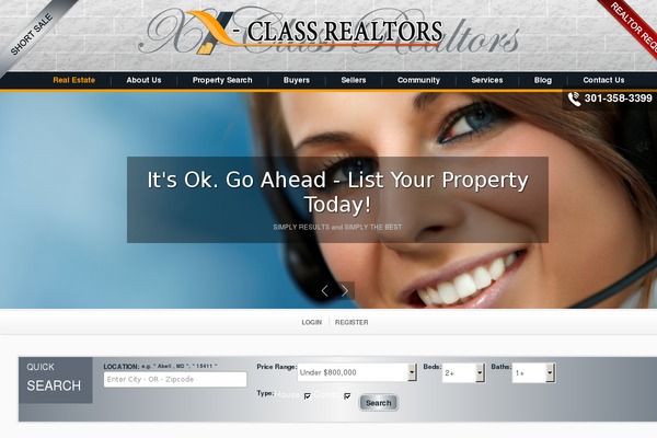x-classrealtors.com site used Theme2063