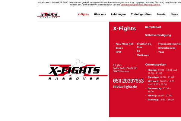 x-fights.de site used Symetrio