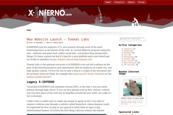 WordPress website example screenshot