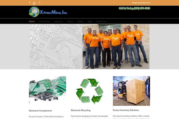 Avada theme site design template sample