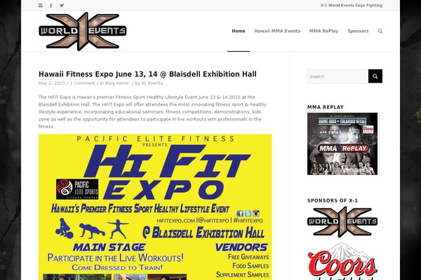 WordPress website example screenshot