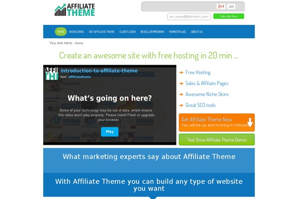 Coaster theme site design template sample