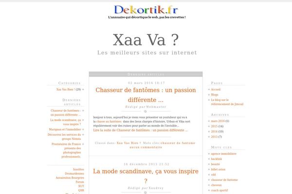 xaa.fr site used Directorypress