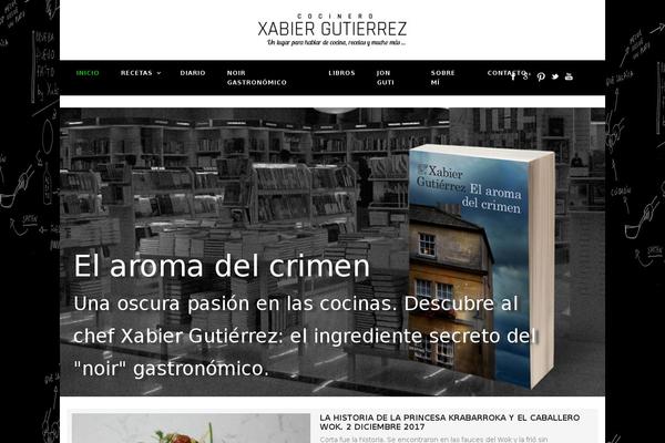 xabiergutierrezcocinero.com site used Xabiguti