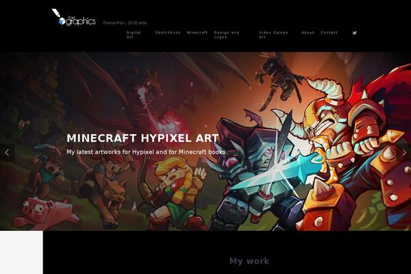 Salient theme site design template sample
