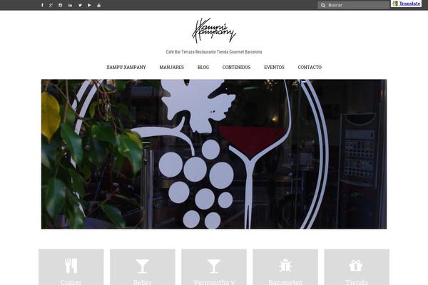 Virtue theme site design template sample