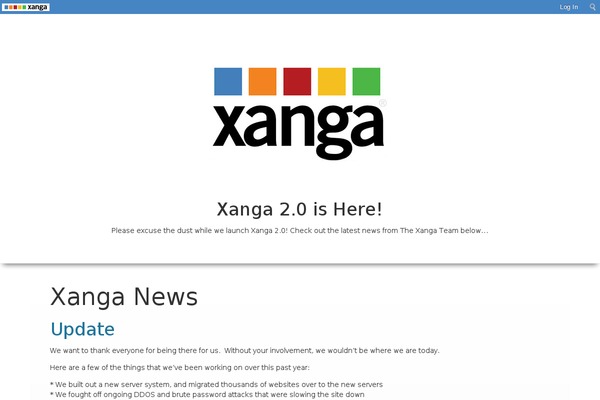 xanga-default theme websites examples