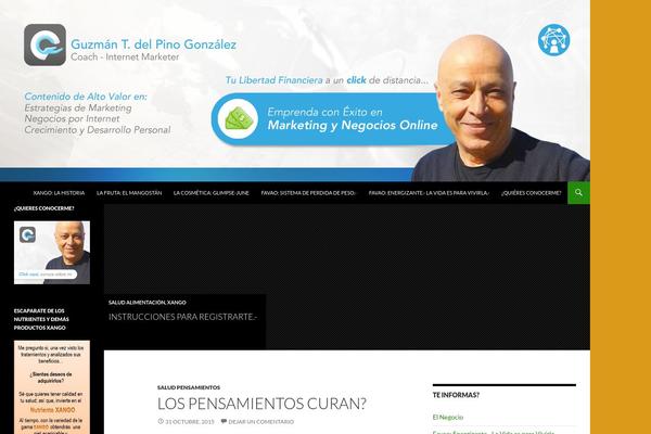 Twenty Fourteen theme site design template sample