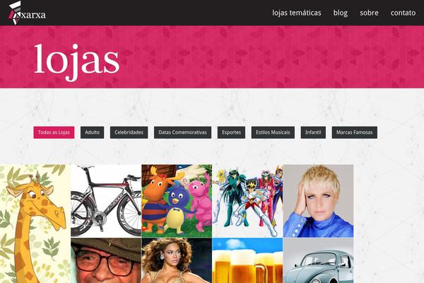Xiara theme site design template sample