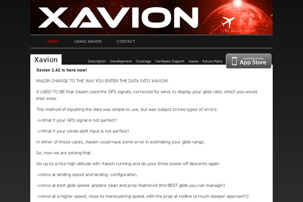xavion.com site used Austin-meyer