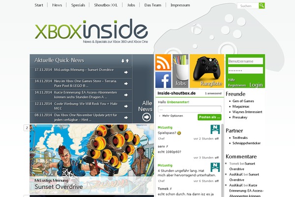 xbox-inside.de site used Xboxinside
