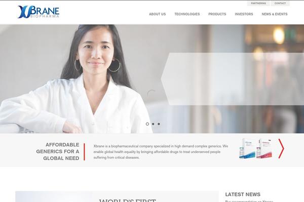 xbrane.com site used Xbranetheme