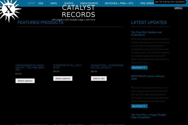 xcatalystx.com site used Catalystrecords2018