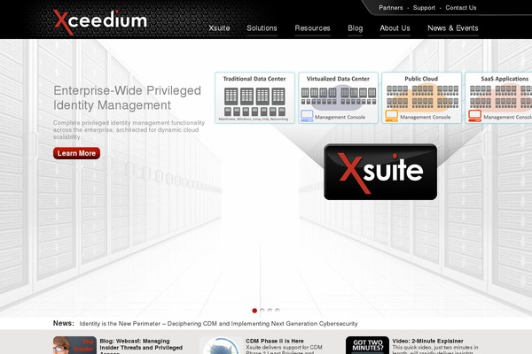 xceedium.com site used Xceedium