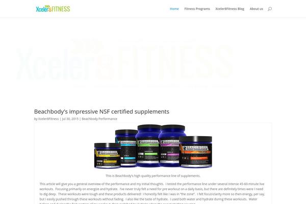 Divi theme site design template sample