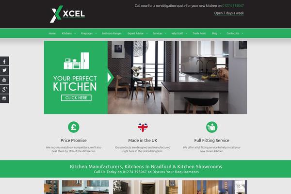 xcelkitchens.co.uk site used Xcel-responsive