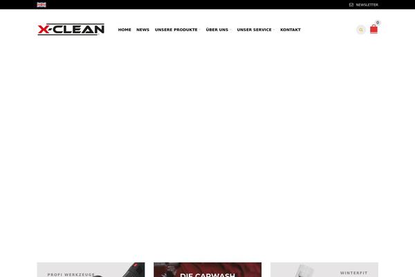 Xclean theme site design template sample