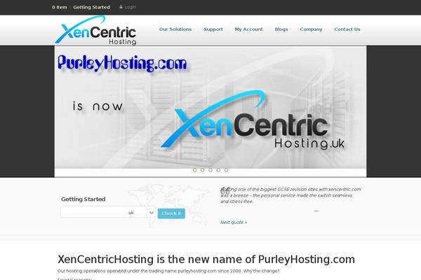 xencentrichosting.uk site used Isaac