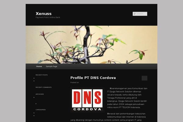 WordPress website example screenshot
