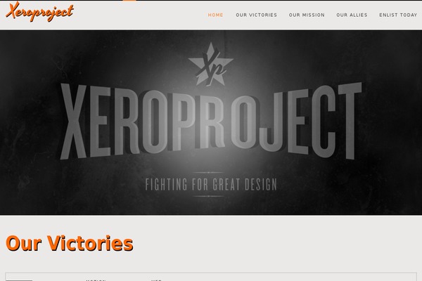 xeroproject.com site used Xero