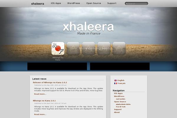 xhaleera.com site used Xhaleera