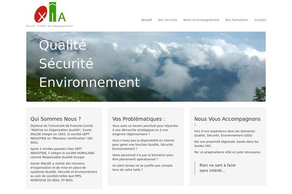 xia-conseilqse.com site used Bootstrap3