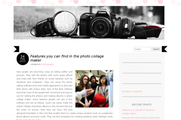 Adelle theme site design template sample