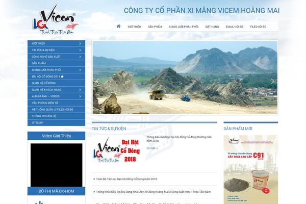 ximanghoangmai.vn site used Vicem